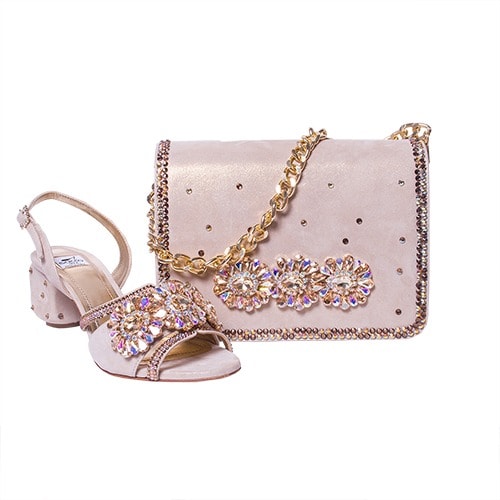Designer shoe and bag set